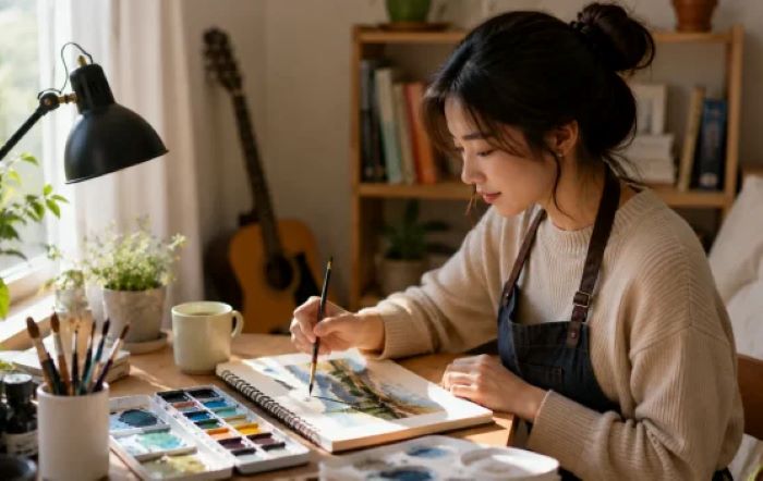 Hobi Kreatif Menjadi Cara Menikmati Waktu Luang Di Rumah